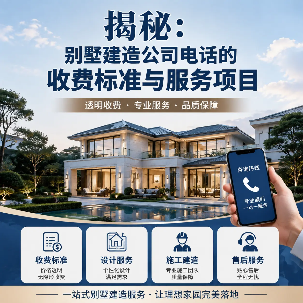 揭秘：桐梓别墅建造公司电话的收费标准与服务项目