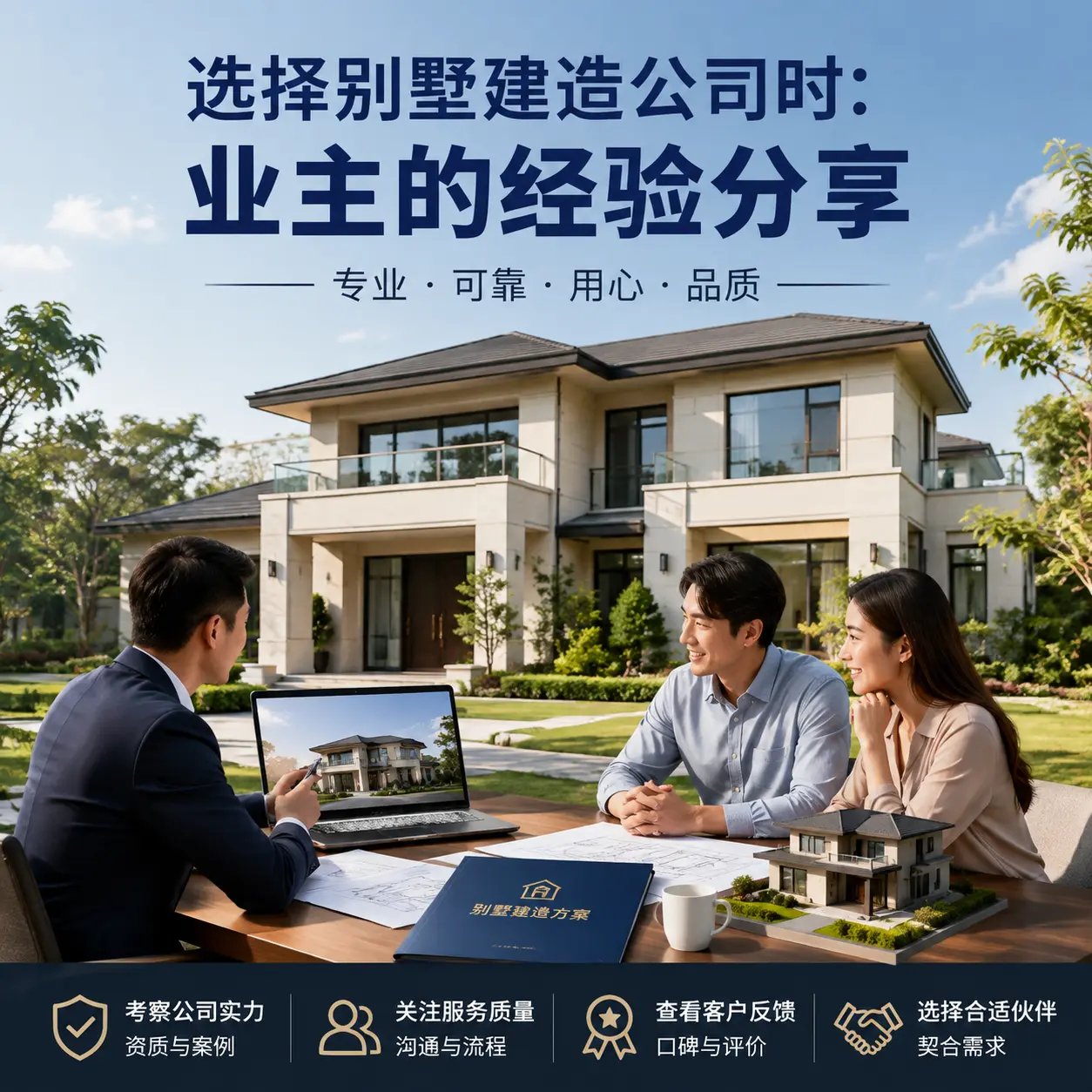选择别墅建造公司时： 桐梓 业主的经验分享