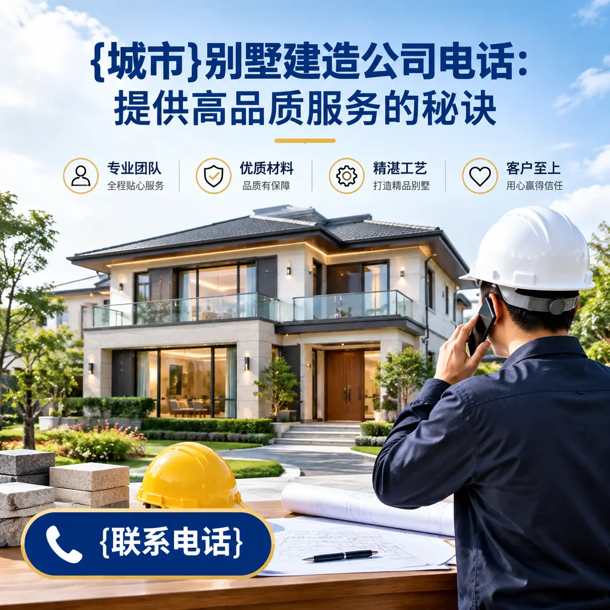 桐梓别墅建造公司电话：提供高品质服务的秘诀