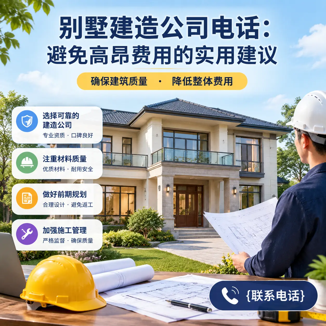 桐梓别墅建造公司电话:避免高昂费用的实用建议