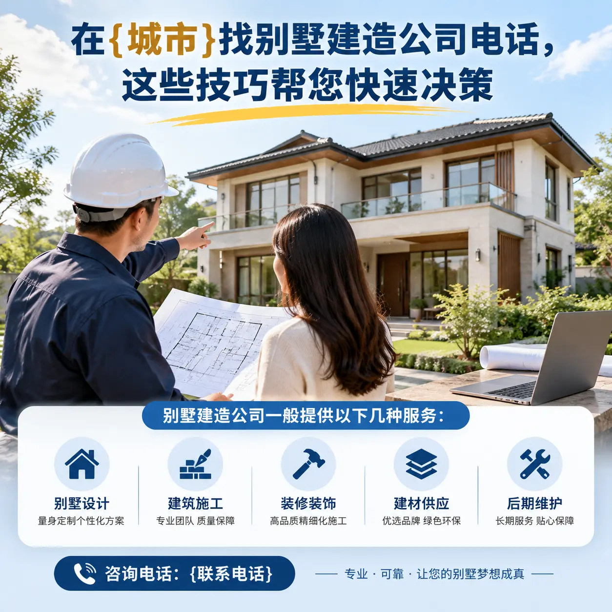 在桐梓找别墅建造公司电话,这些技巧帮您快速决策