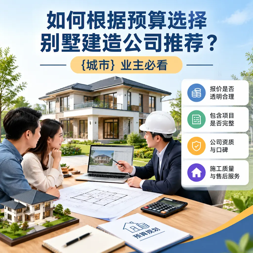 如何根据预算选择别墅建造公司推荐？ 桐梓 业主必看