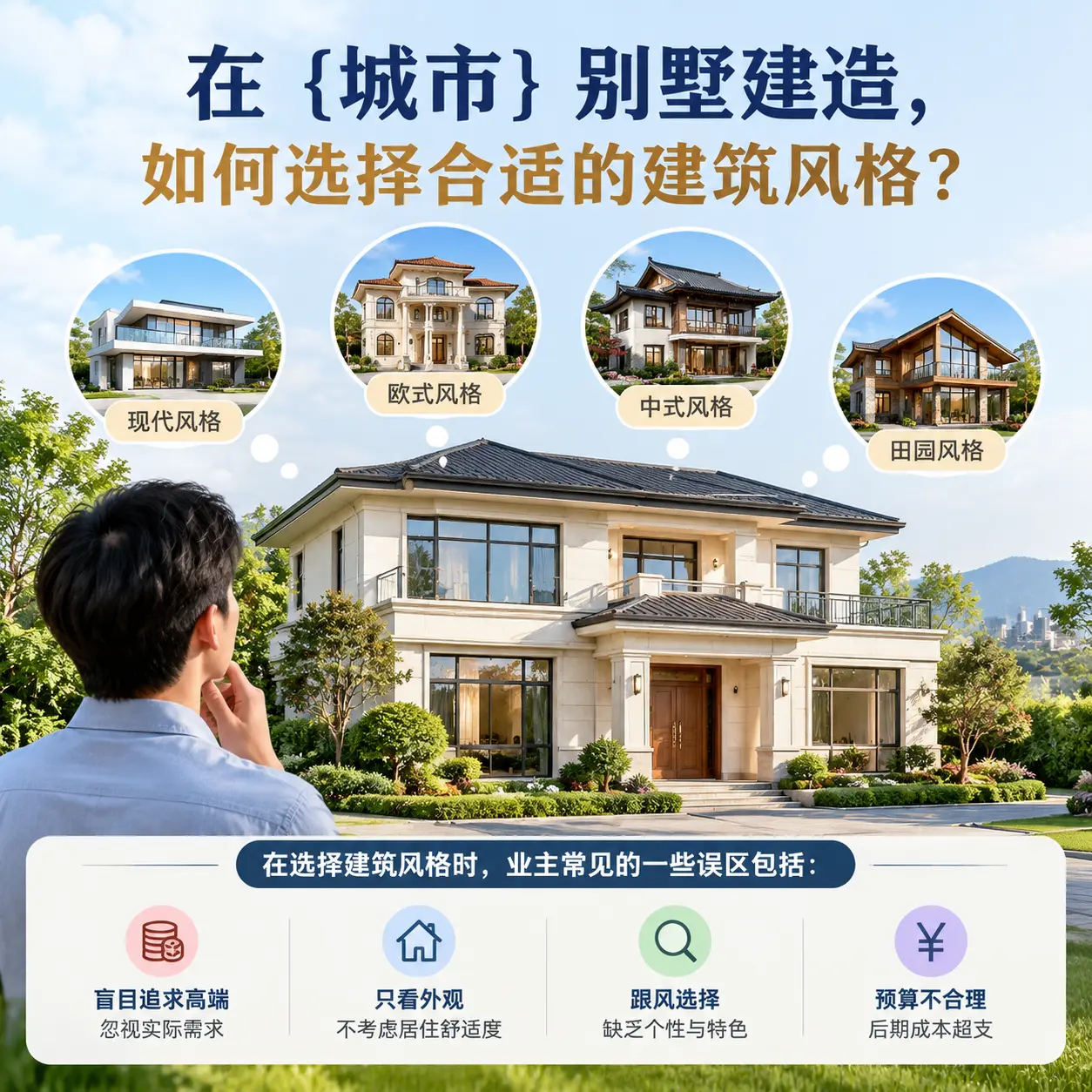 在 桐梓 别墅建造，如何选择合适的建筑风格？