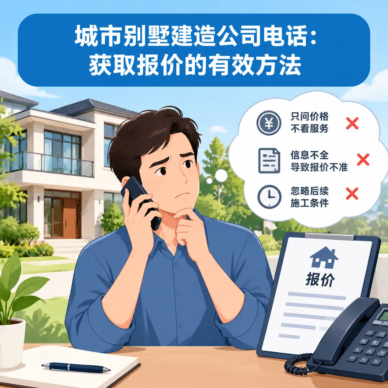 桐梓别墅建造公司电话：获取报价的有效方法